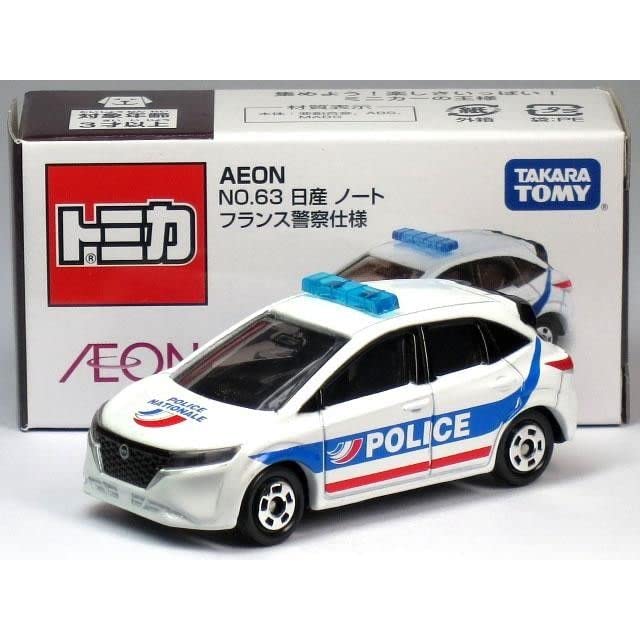 Amazon.co.jp: トミカ イオン 限定 日産 ノート フランス 警察仕様 