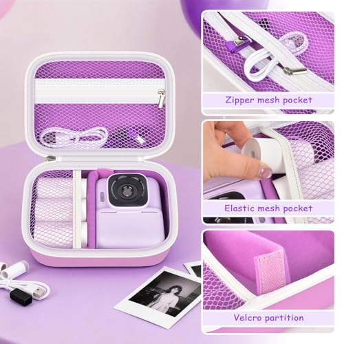 Funda para cámara instantánea Kids PAIYULE color púrpura miniatura 3