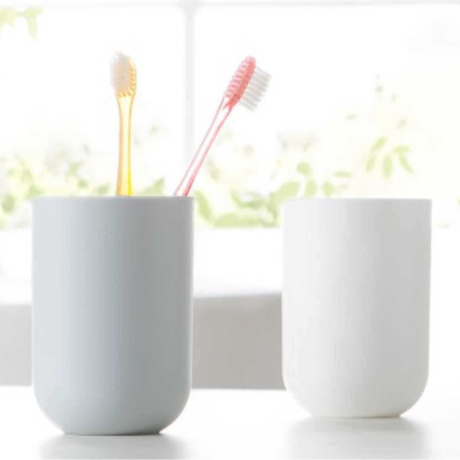 Portacepillos De Dientes para Baño Y Ducha Vaso For Cepillo De Dientes, Vasos Plástico, Soporte For Brochas Maquillaje For Baño, Viaje(Blue)