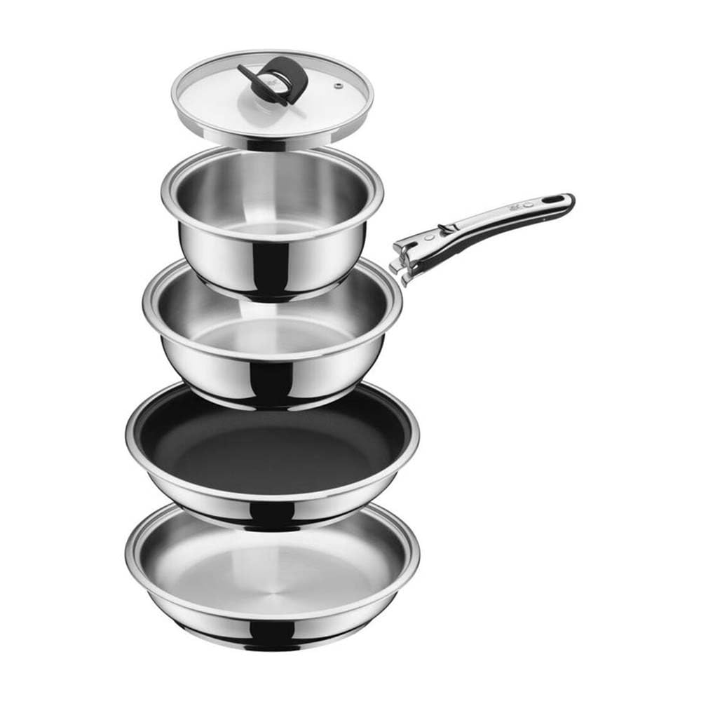 WMF Click&Serve Griff abnehmbar, 360° fixierbar, stabiler Halt bis 10kg, für alle Click & Serve Kochgeschirre