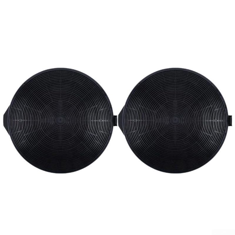 ComfyHarbor Filtros de carbono para campana extractora de cocina, 2 unidades, sistema de limpieza de aire para extractor, 215 x 35 mm