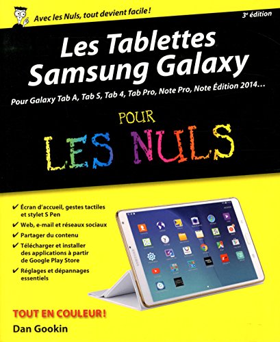 Les Tablettes Samsung Galaxy pour les Nuls, 3e édition