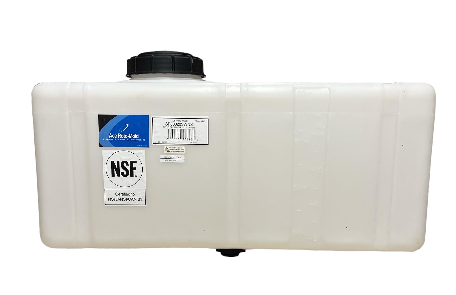 Amazon.com: Den Hartog SP0020-LC Ace Roto-Mold 20 Gallon Sumped