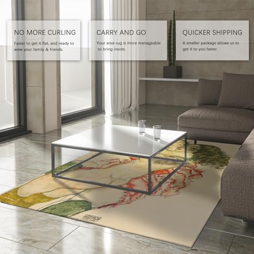Tapis de zone Egon Schiele 80x150cm pour réchauffer un sol froid - 6