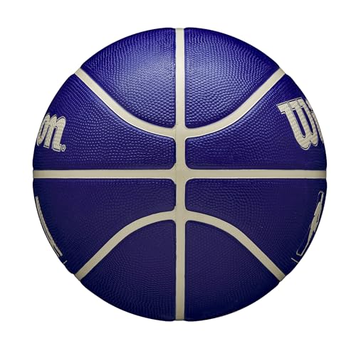 Image of WILSON NBA DRV Outdoor Basketball - Indigo /Beige, Size 5-27.5 inch