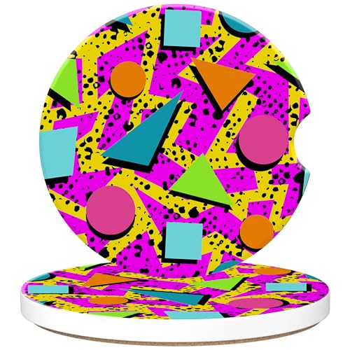 Vintage 80s Style Car Cup Holder Coaster, Car Coasters for ...