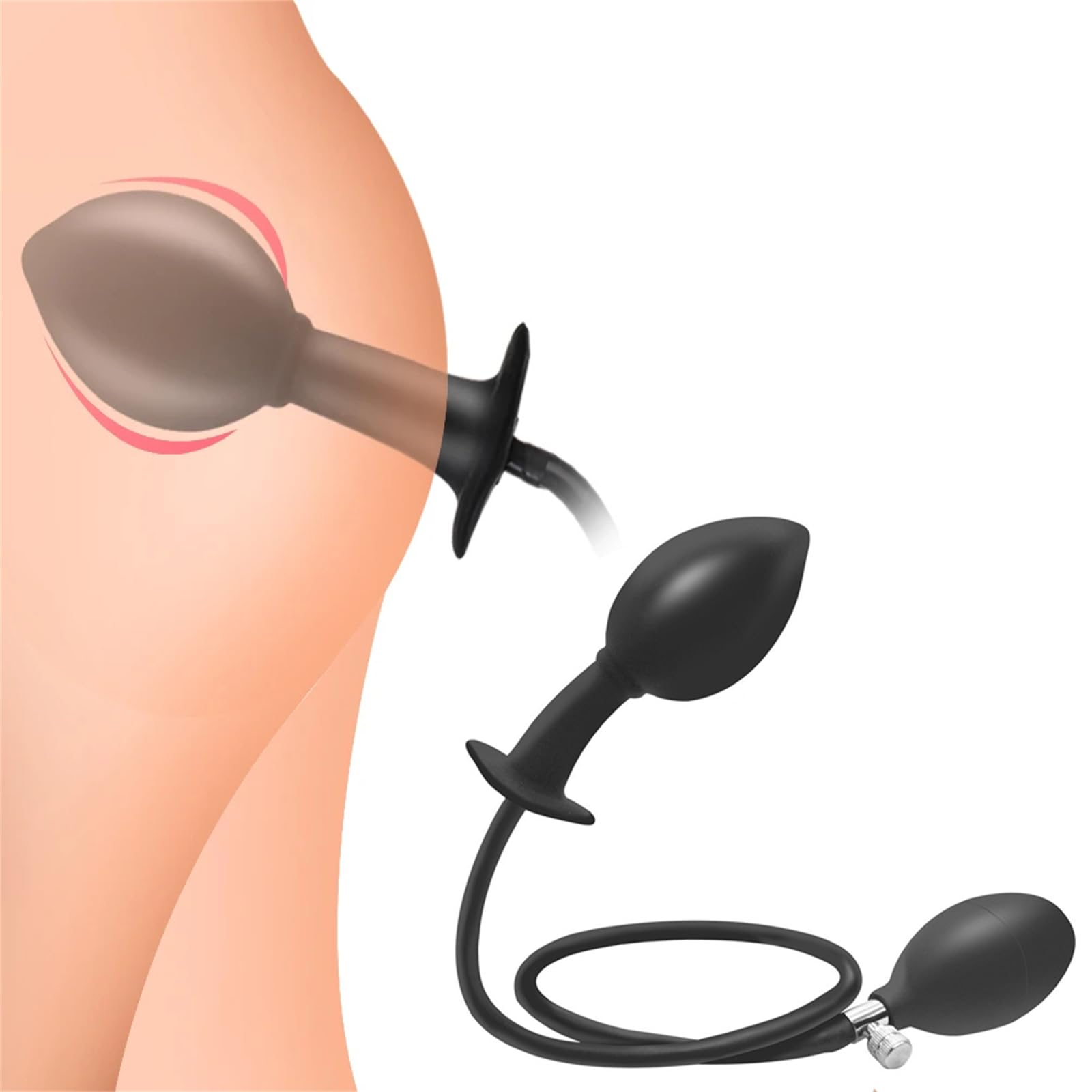 Jinqian Giant Inflatable Plug with Pump, Adjustable Silicone Large Balls Butt  Plug Plug for Anus Vagina Expansion Stimulation 15 cm XXL Extreme Sex Toy  for Women Men Couples : Amazon.co.uk: Health &