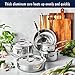 HENCKELS Clad Impulse 10-pc 3-Ply Stainless Steel Pots and Pans Set, Cookware Set, Fry Pan, Saucepan with Lid, Saute Pan with Lid, Dutch Oven with Lid, Stay-Cool Handles, Induction Stove Compatible