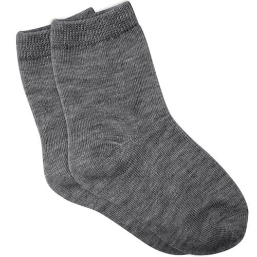 Duufin 15 Pairs Baby Toddler Socks Mid Cut Unisex Half Cushion Cotton Crew Socks for Toddler Baby Boys Girls2