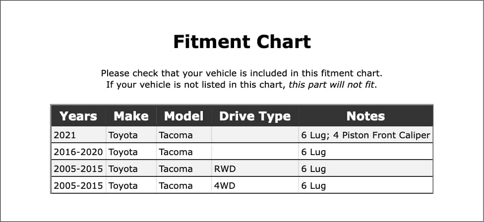 Miniatura 2 de Rotor de freno de disco delantero compatible con Toyota Tacoma 2005 2006 2007 2008 2009 2010 2011 2012 2013 2014 2015 2016 2017 2018 2019 2020 2021