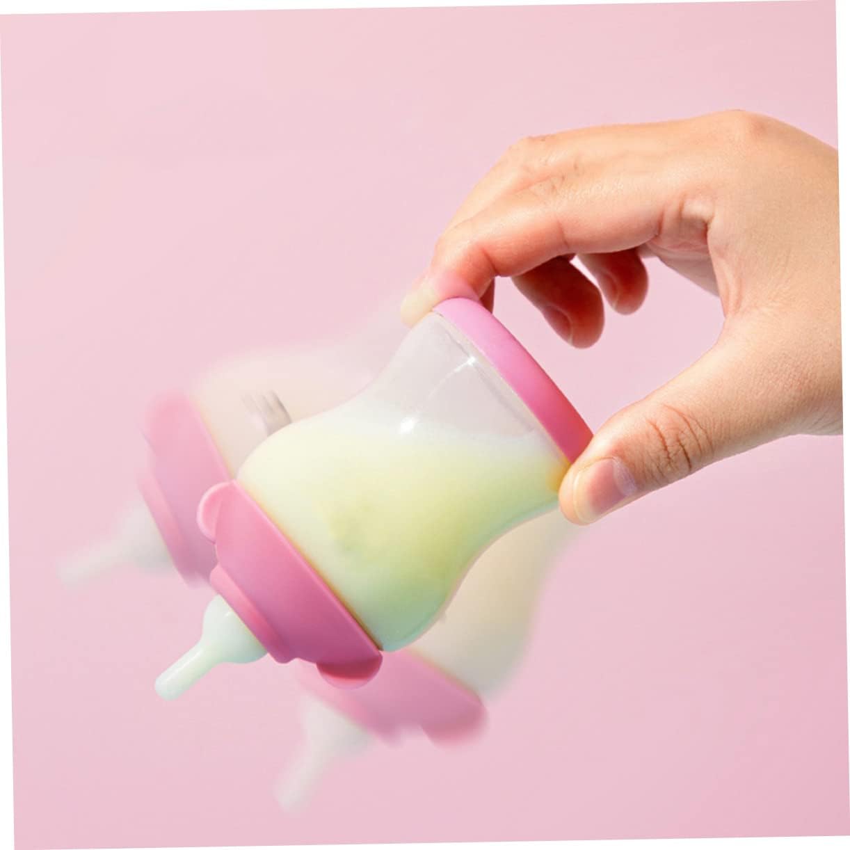balacoo 80pcs Kitten Pacifier for Puppies Newborns and Cats Slow Feeder Bowl Insert