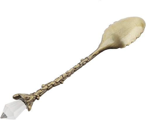 Miniatura 4 de Cuchara de café Cuchara de postre Cuchara de postre con diseño vintage de cristal Cucharas de café expreso en forma