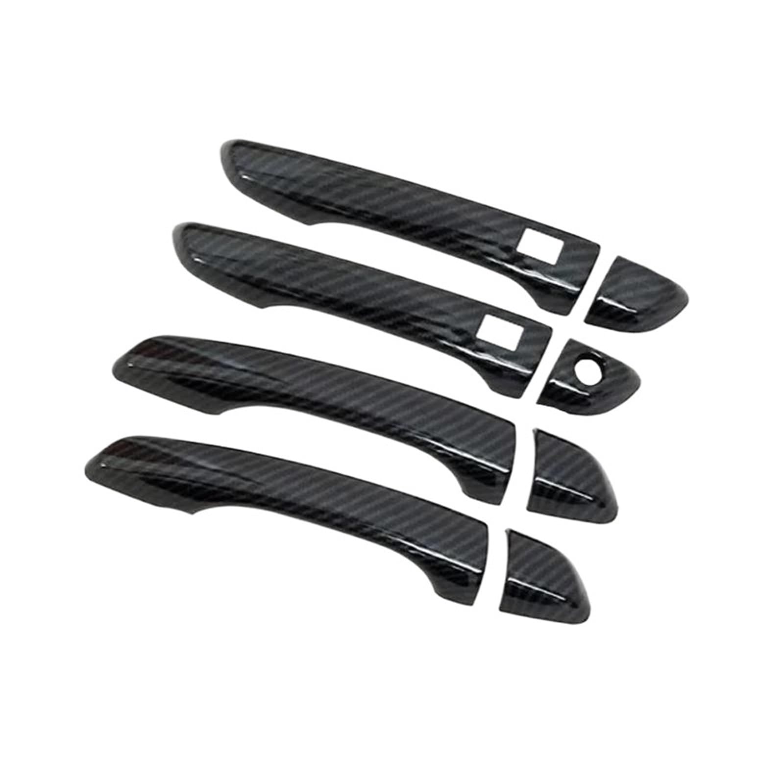 GETPZPZHMQ Boot Mat Liner Tray for Citroen for C4 for MK3 2021-2024 LHD Car Door Handle Cover Trim(2 keyless 1)