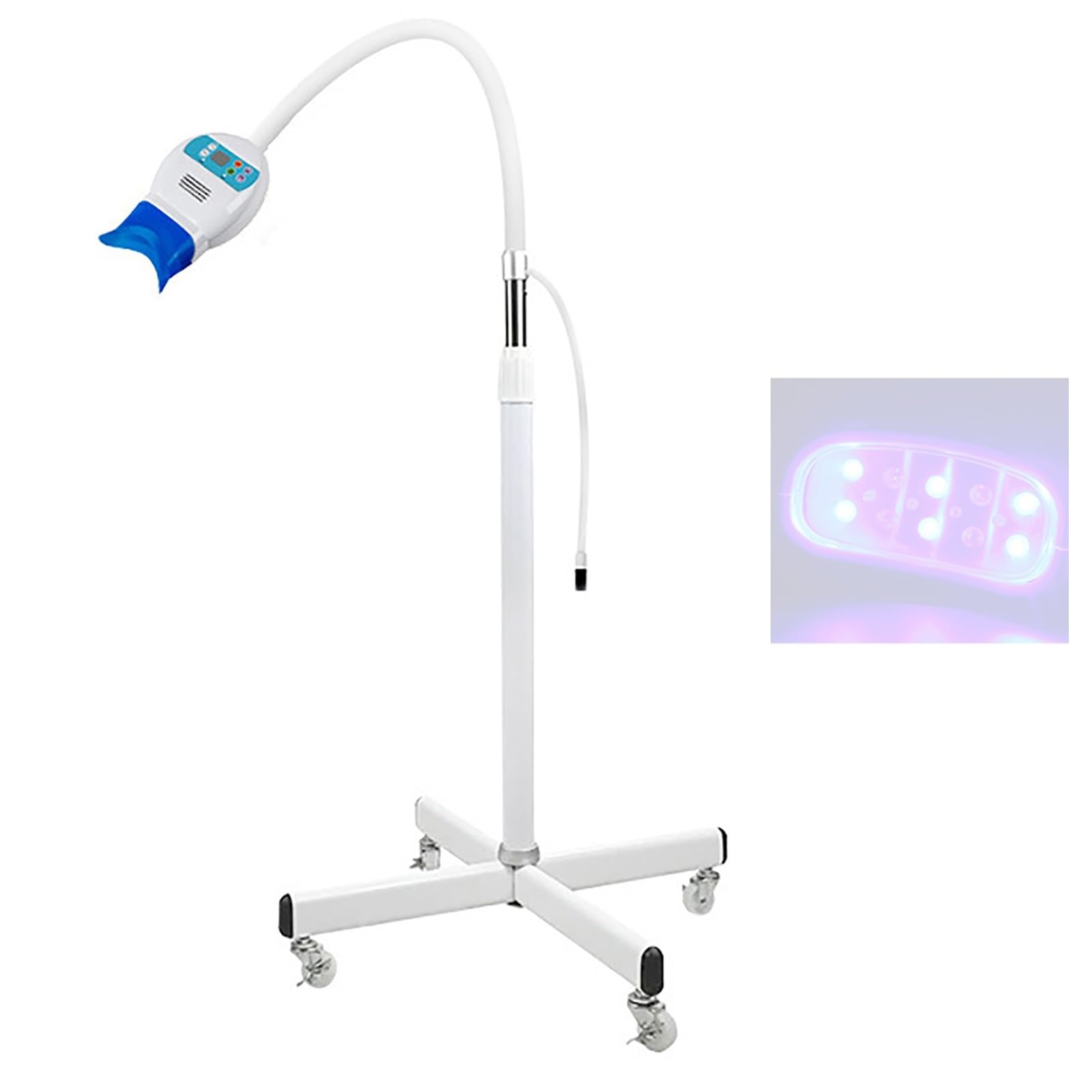 30W Mobile Teeth Whitening Machine Cold Light Lamp Bleaching Accelerator for Dental Clinic Beauty Salon