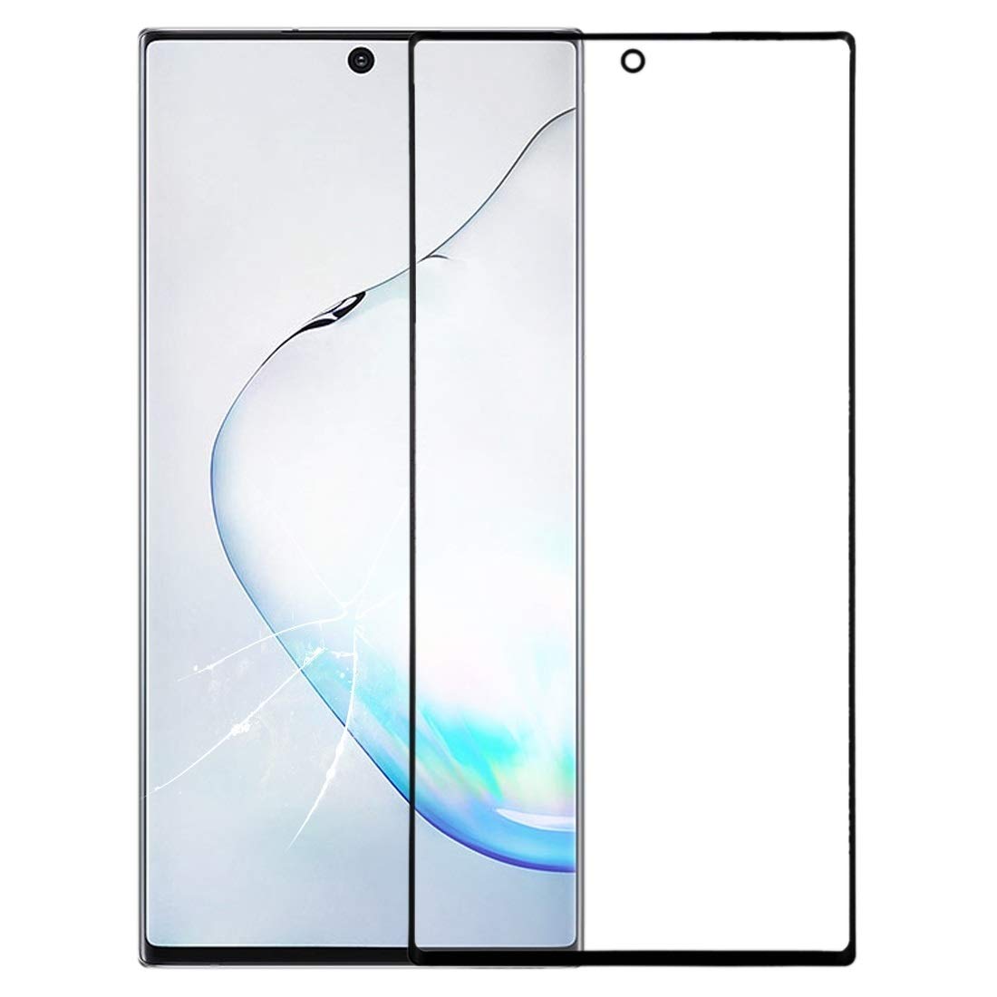 Vitre externe Galaxy Note 10 pour retrouver un écran avant lisse