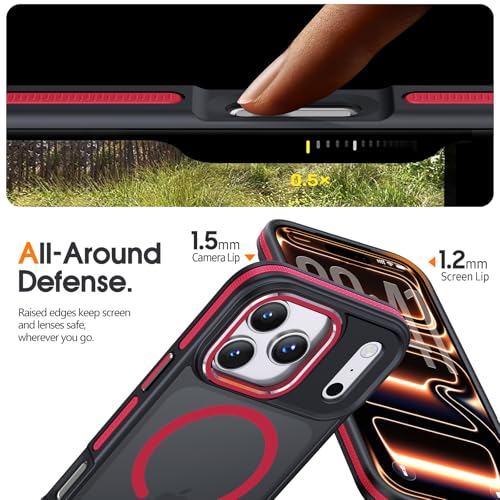 Coque iPhone 17 Pro béquille pour éviter les chutes et traces de doigts