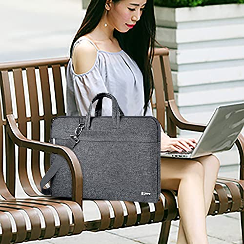 Image of Voova 14-17.3 Inch Women Men Laptop Sleeve Shoulder Bag Waterproof Carry Case