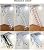 AMNOOL Electric Attic Ceiling Ladder Telescopic Stairs Non-Slip Invisible Folding Ladder with Telescoping Armrests, Pull Down from Ceiling*1pc