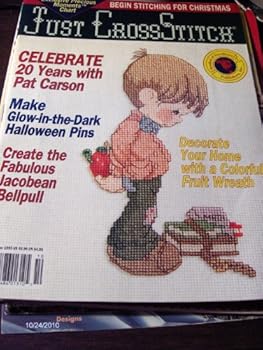 Paperback Just CrossStitch Magazine October 1993 Book