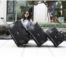 Amazon | [Hefiona] ボストンキャリー 3way キャスターバッグ 90L