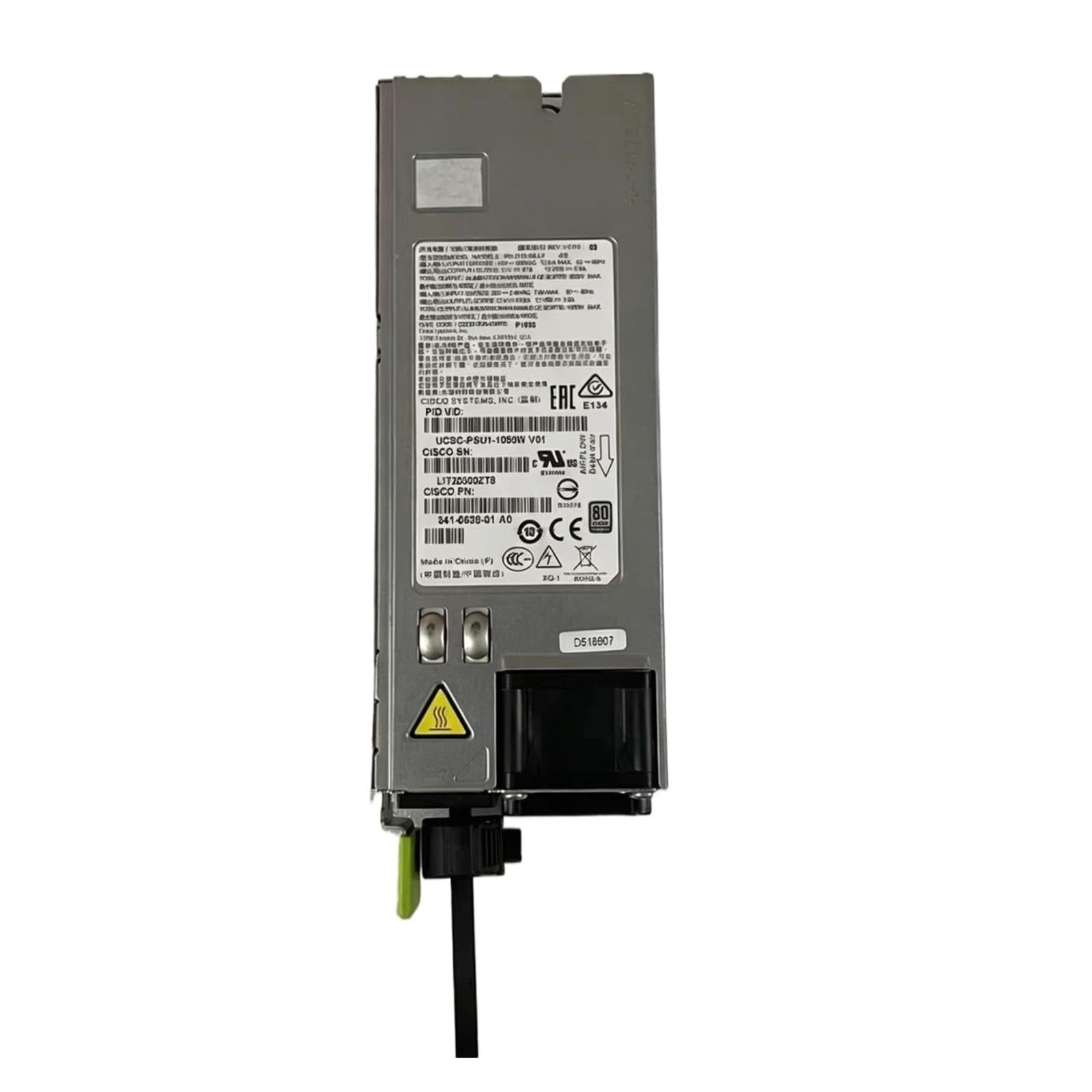 EGTDSFGJA Power Supply 341-0638-01 1050W UCSC-PSU1-1050W