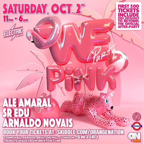 WE Party London - Live - Ale Amaral