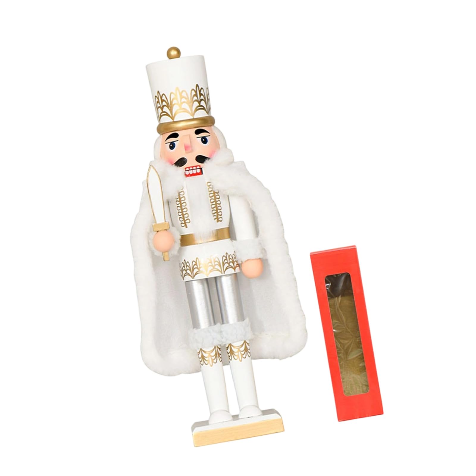 PANGBOER Christmas Nutcrackers Figures, Wooden Soldier Christmas Decorations Traditional Nutcrackers Decorations Gift Figures