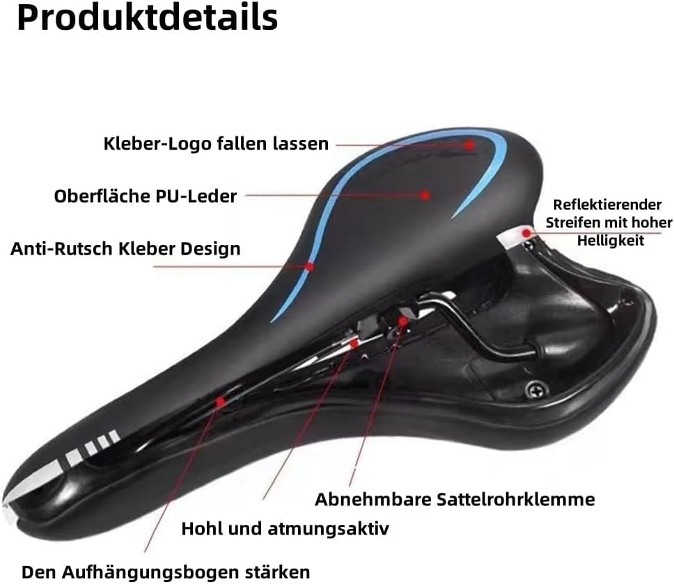 winora fahrradsattel für City E-Bike 1.0 2019–2026 Airtable Fame Color:Black Bonanza Rad is back