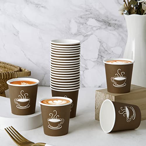 600 Pack 4 oz Paper Cups, Small Disposable Coffee Cups, Paper Espresso Cups, Hot/Cold Drinking Cups for Party, Picnic, Travel and Events - Image 6