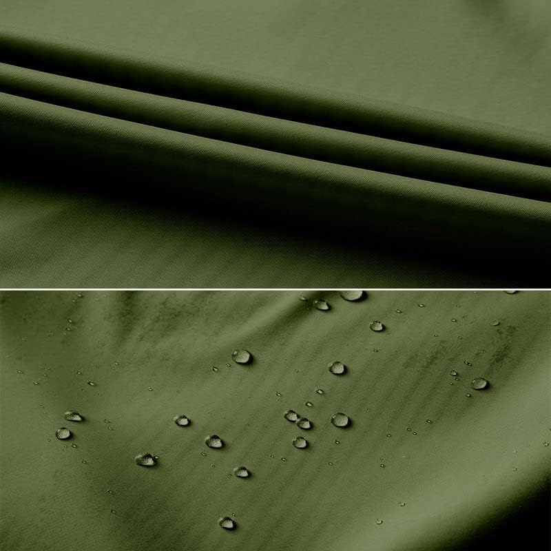 Womens Raincoat Waterproof with Hood Lightweight Windbreaker Rain Jacket Trench Coats Striped Lined - Image 8