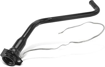 A-Premium Fuel Tank Filler Neck Pipe Hose Compatible with Chevrolet Express 1500 2500 3500 & GMC Savana 1500 2500 3500, Left Hand Side Rear Hinged Door