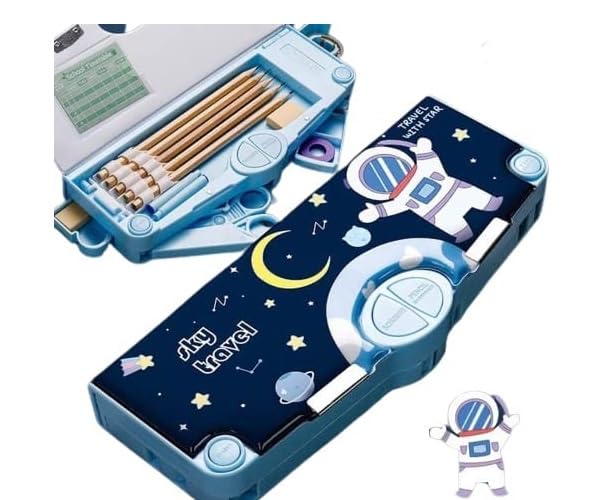 Leelavanti Multifunctional Pencil Box for Kids,Unicorn Pencil Box for Boys,Kids Pencil Box,Magnetic Pencil Box for Boys, Pop up Pencil Box, Return Gifts for Kids (Space Pencil Box) (B0D6ND8LH5) Amazon Price History, Amazon Price Tracker