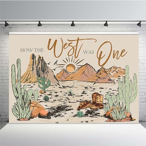 MEHOFOND 7x5ft Mexican Cowboy Birthday Backdrop 1st Happy Birthday How