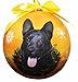 "German Shepherd, Black Christmas Ornament" Shatter Proof Ball Easy To Personalize A Perfect Gift For German Shepherd Lovers