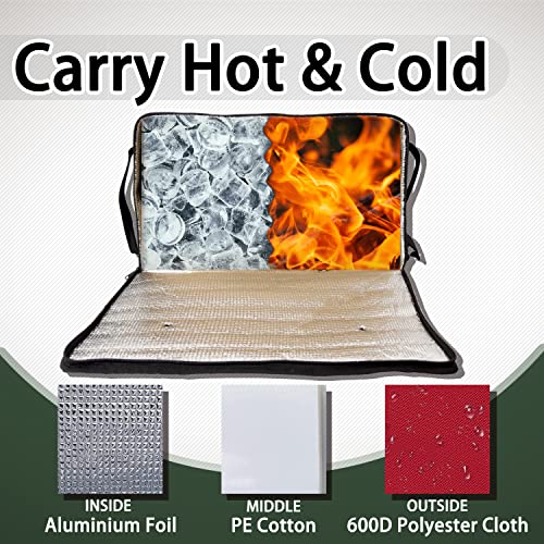 Oujiushark OUJIUSHARK-PIZZA BAG-PDB0113B Insulated Pizza Bags thumb #3