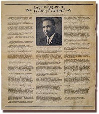 Our Amendments Martin Luther King, Jr., I Have a Dream Speech. Poster Size (23" x 29")