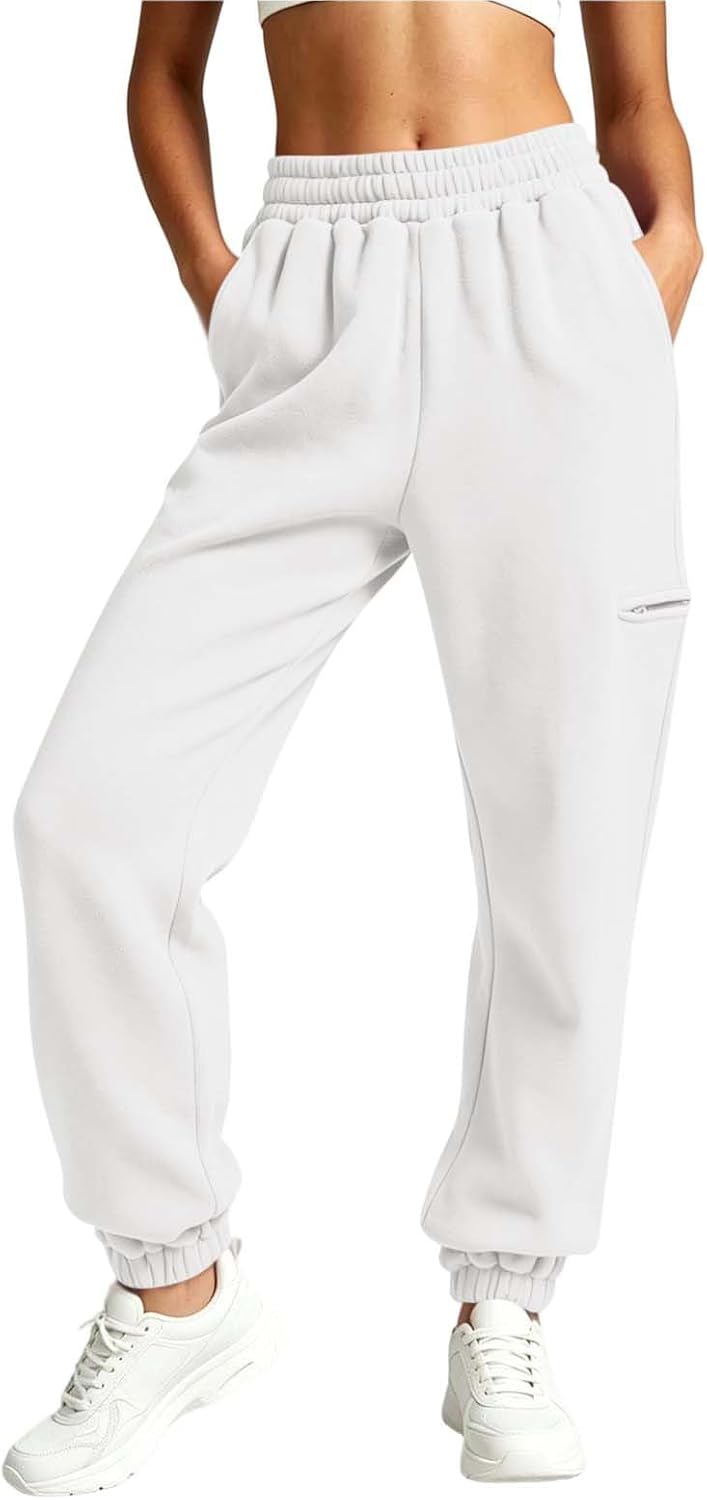 Women's Jogger Sweatpants Elastic Waist with Pocket