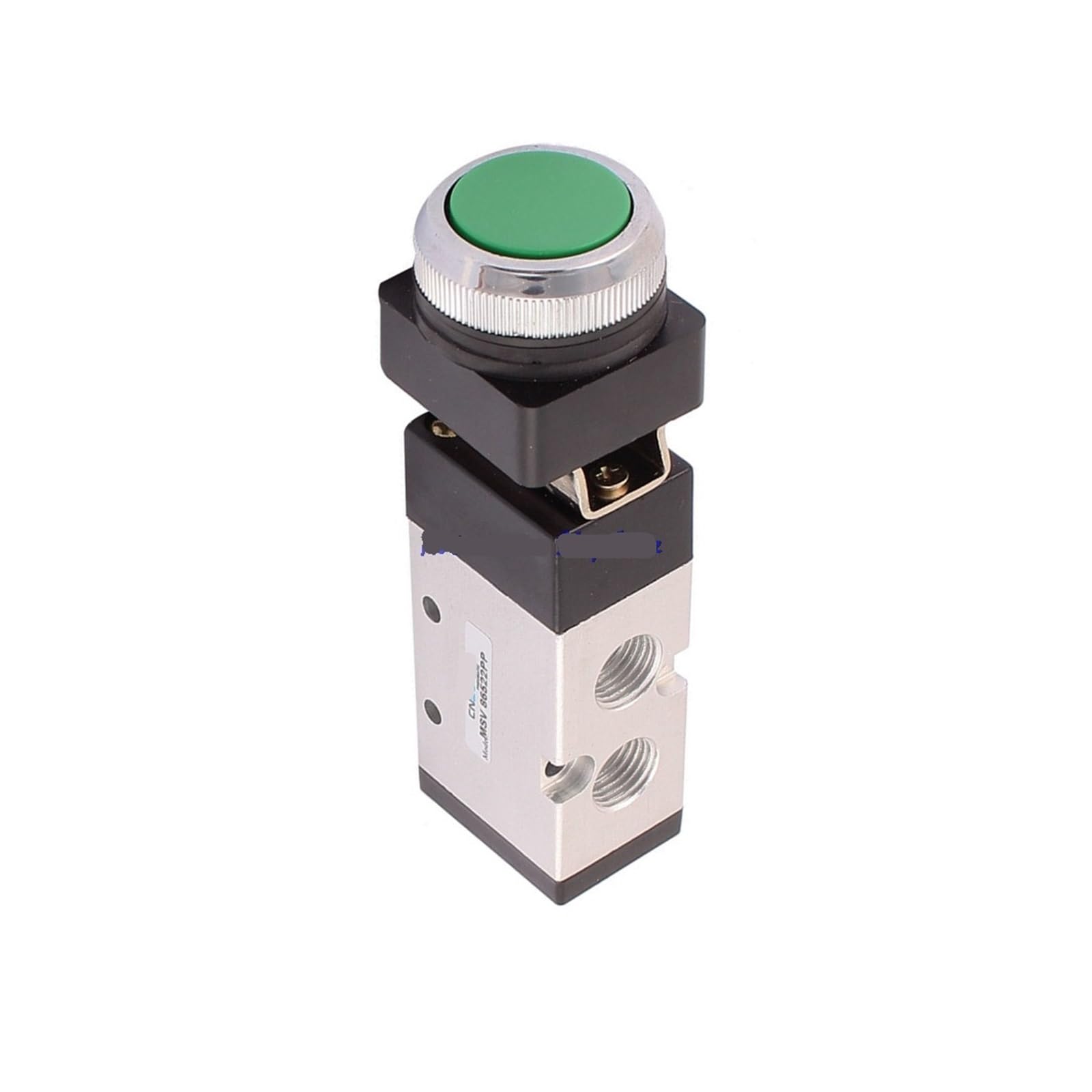 Vanne mécanique pneumatique à bouton droit MV522 pour stopper les pannes de circuit d'air 2/5