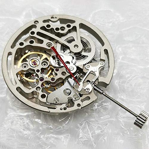 Mechaniczny pusty automatyczny szkieletowy mechanizm zegarka zamiennik dla części narzędzi do naprawy zegarków TY2809 Narzędzia do zegarków, srebrny