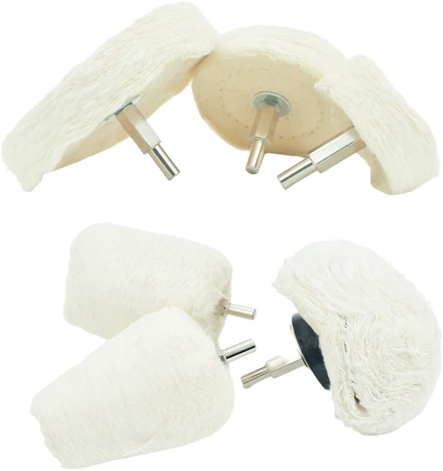 Do It Your Self 6 Pcs Buffing Wheel for Drill,Buffing Pad Polishing Wheel Kits,Wheel Shaped Polishing Tool for Metal Aluminum,Stainless Steel,Chrome,Jewelry,Wood,Plastic,Ceramic,Glass,etc Pcs:- (6)-image-11