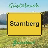 Gästebuch | Guestbook Starnberg: Praktisches quadratisches Gästebuch für Hotels, Pensionen, Gästehäuser, Gastronomie – aber auch für andere Unternehmen und private Nutzung