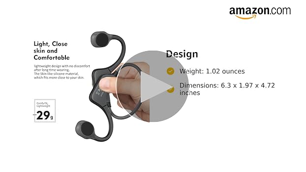 Amazon.com: PARAMITA DG08 Bone Conduction Headphones