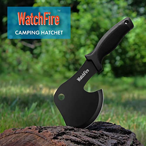 WatchFire-10-Black-CampingSurvival-Axe-Head-Hatchet-with-Nylon-Sheath-210921