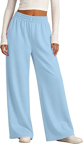 Baggy Sweatpants Women Basic Athleisure Joggers with Pockets for Work