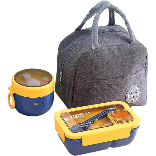 ٓ  ٓ i 850ml/1100ml ֓ Lunch box ƃXv[t `{bNX W HΉ `Rh~ Ⓚ\ y eʂׂƂ jq q w ƒp (800ml+I[g~[Jbv+ۗ