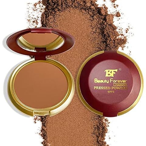 Beauty Forever Pressed Powder, Lightweight Matte Finish Face Powder, Buildable & Long Lasting Shine Control, Suitable for all Skin Types, Friendly Cool Natural Looks, Available in 12 Shades (PP110) Cover