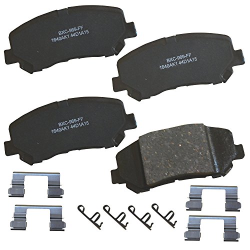 Image of Bendix Premium SBC1640AK1 Ceramic Front Brake Pads for Jeep Cherokee 2018-2014