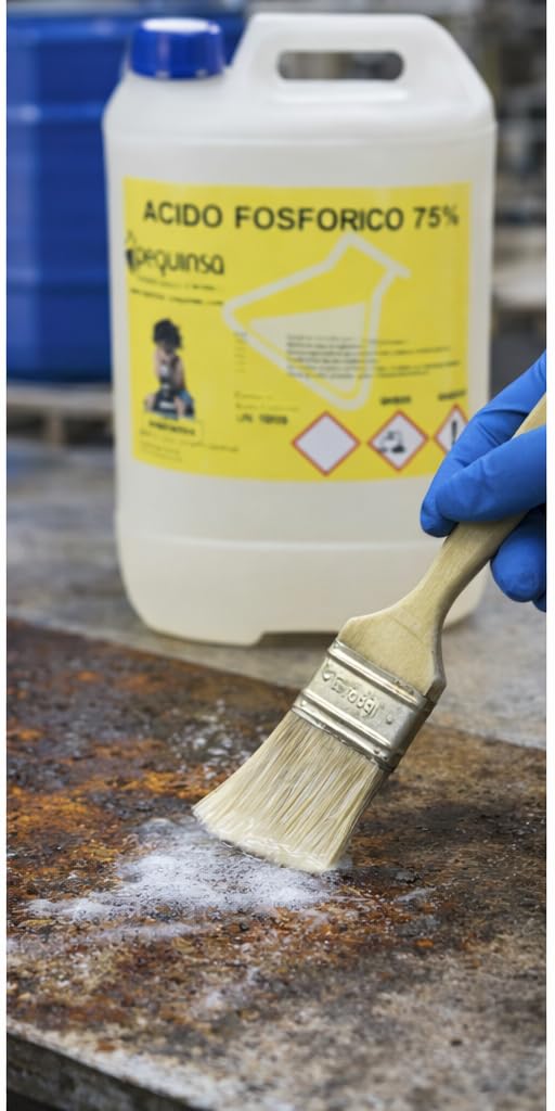 Ácido Fosfórico 75% Pureza, Envase 5 Litros