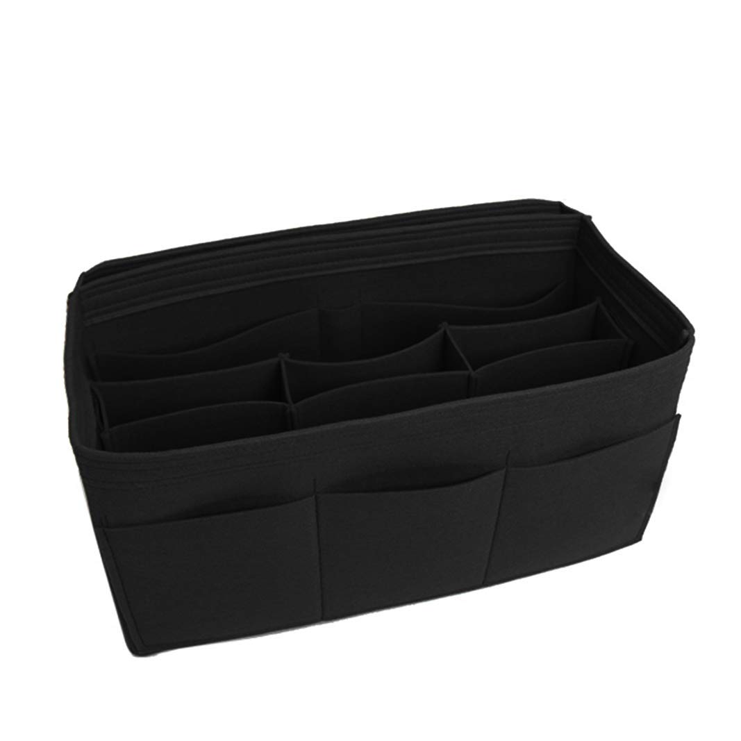 Longch Handbag Organizer Insert With 12 Pockets - Structured Purse Organizer For Totes, Travel & Daily Use