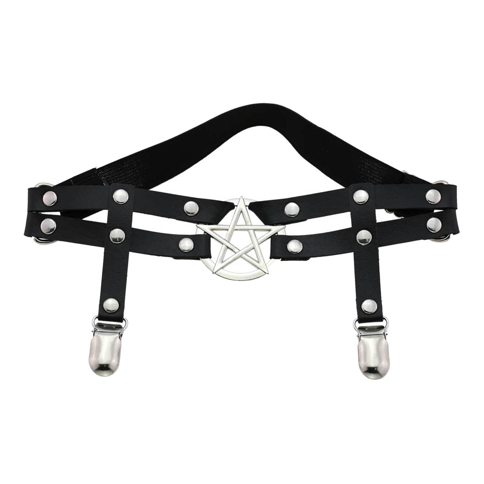 Women Leg Garter Belt Adjustable Thigh Suspender PU Leather Leg Ring Black | Garter Belts | Intimates & Sleep | Womens Clothing | Clothing, Shoes & Accessories